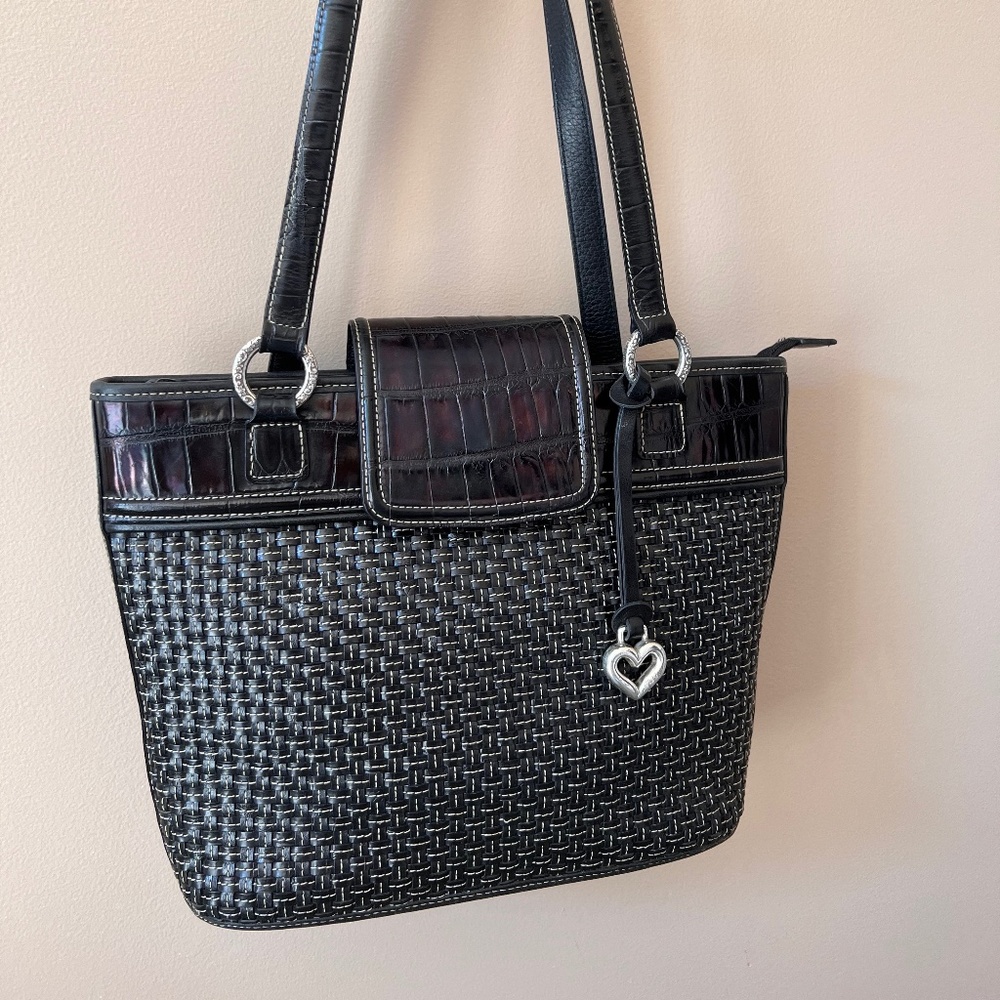 Gorgeous Brighton Black Leather Handbag